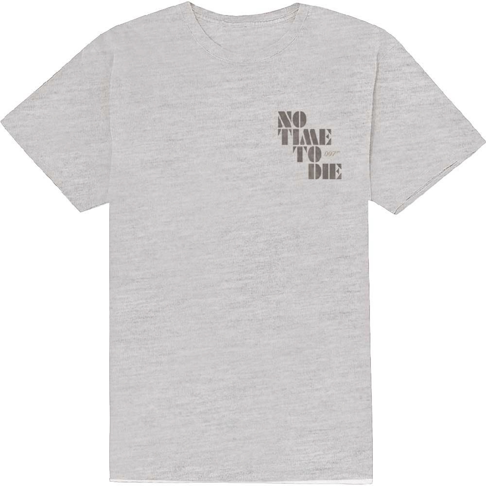James Bond - No Time To Die & Logo Tshirt Homme - Gris